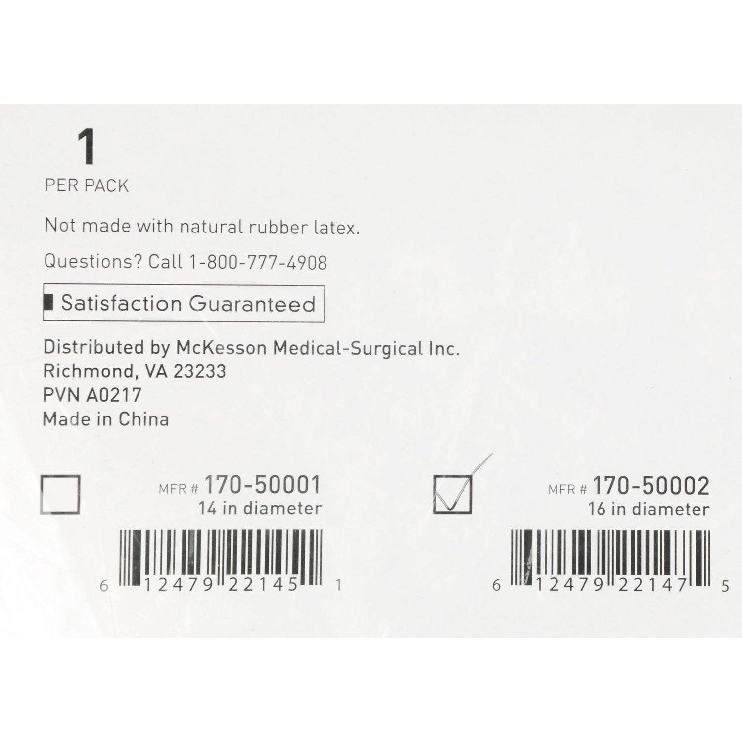 Donut Seat Cushion McKesson 16 Inch Diameter Molded Foam - BeHope