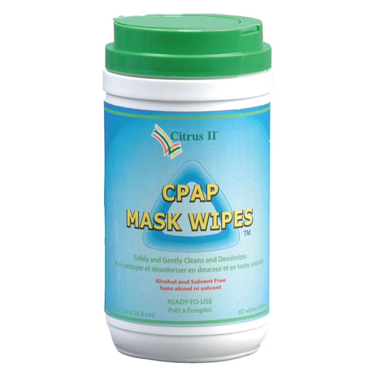 CPAP Wipes Citrus II 5 X 8 Inch, 7.5 oz - BeHope