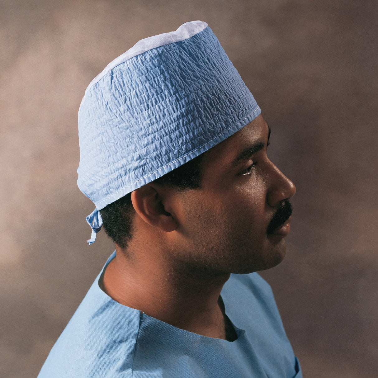 Surgeon Cap Halyard One Size Fits Most Blue Tie Closure - BeHope