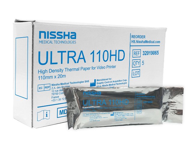 Ultrasound Video Paper Nissha Roll High Density Without Grid - BeHope
