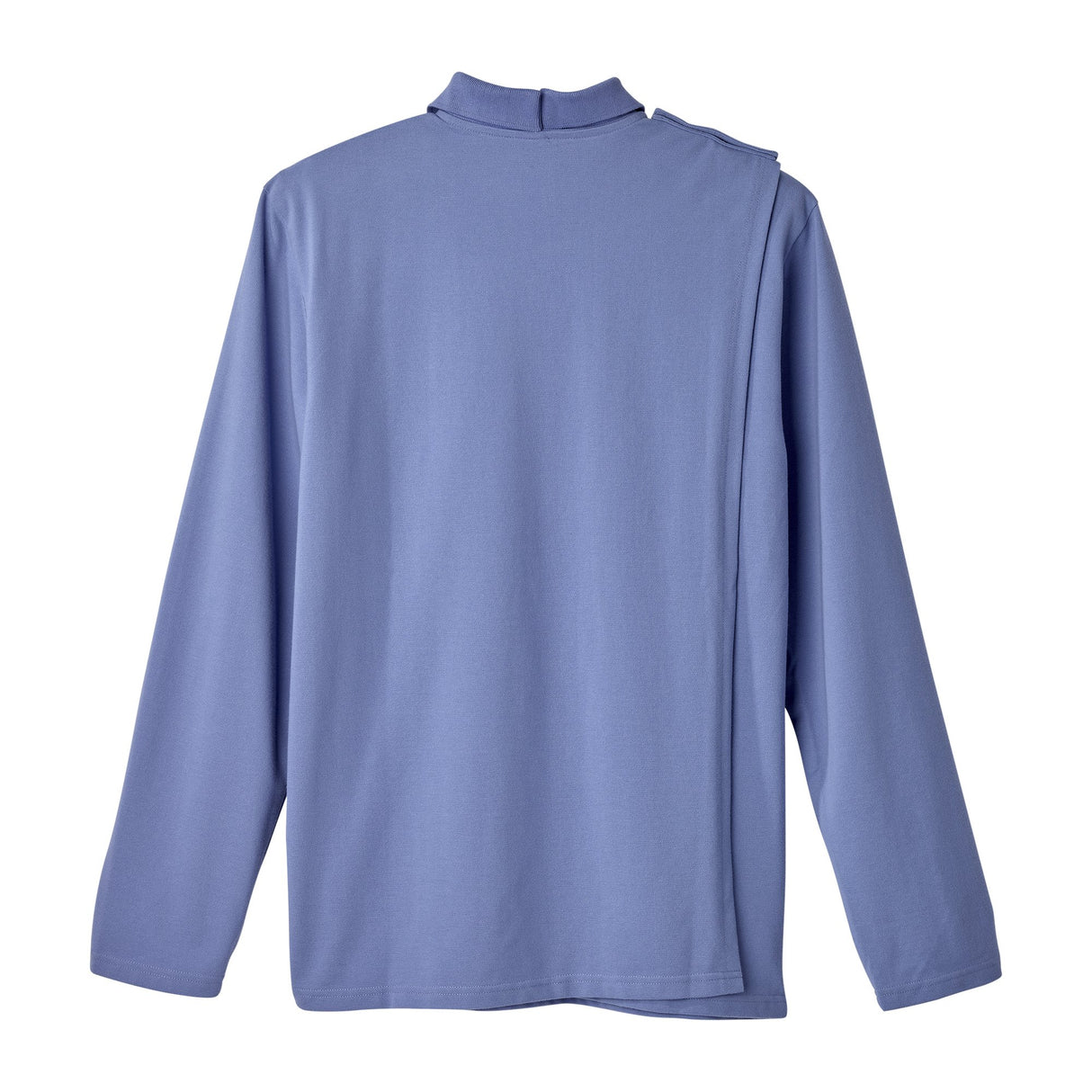 Adaptive Polo Shirt Silverts® Large Ceil Blue 1 Pocket Long Sleeve Male - BeHope