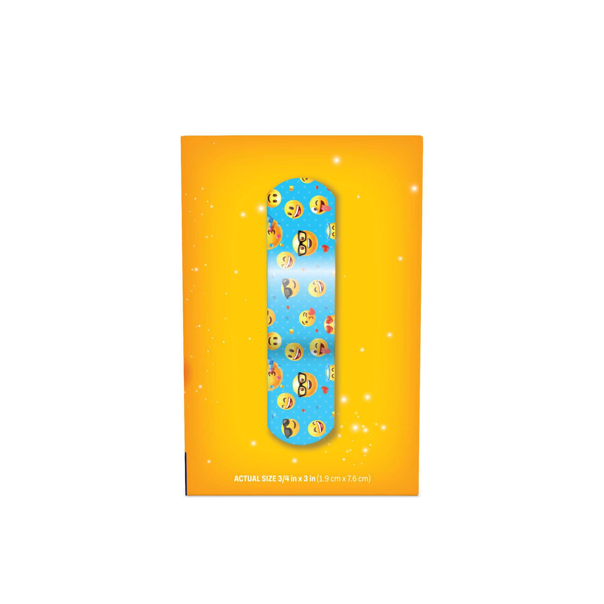 Adhesive Strip Stat Strip® Plastic Kid Design (Emoji Fun) 3/4 X 3 Inch Sterile - BeHope