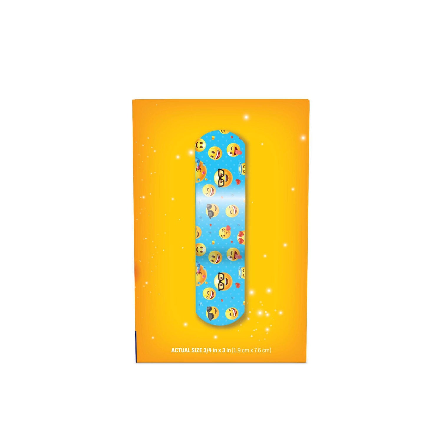 Adhesive Strip Stat Strip® Plastic Kid Design (Emoji Fun) 3/4 X 3 Inch Sterile - BeHope