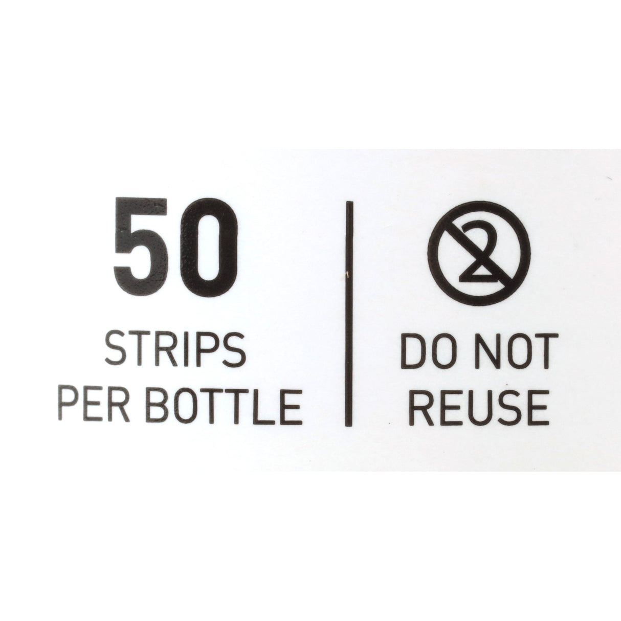 OPA Concentration Indicator McKesson OPA/28 Pad 50 Test Strips Bottle Single Use - BeHope