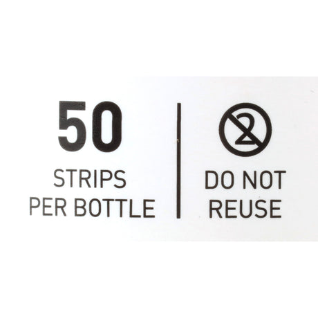 OPA Concentration Indicator McKesson OPA/28 Pad 50 Test Strips Bottle Single Use - BeHope