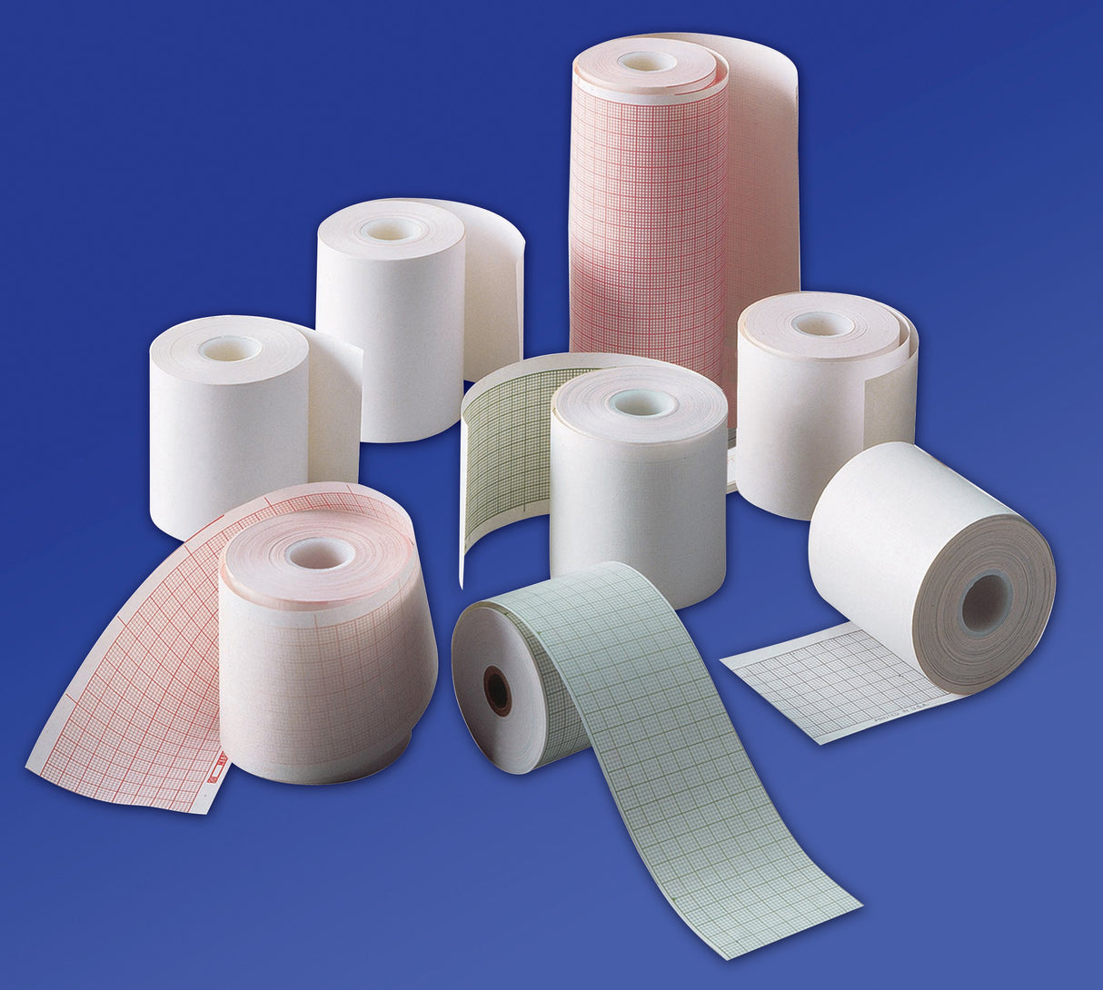 Recording Chart Paper Medi-trace® Z-fold Red Grid - Behope