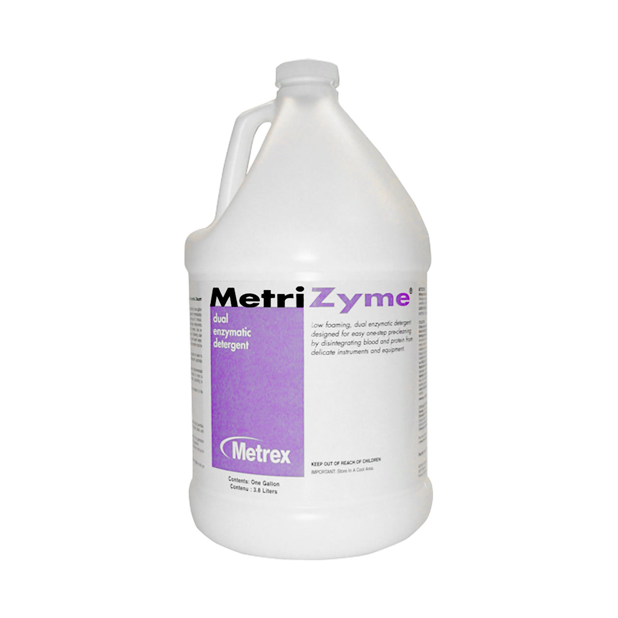 Dual Enzymatic Instrument Detergent MetriZyme® Liquid Concentrate 1 Quart Bottle Mint Scent - BeHope