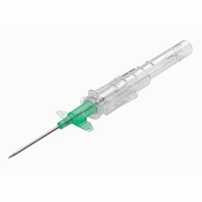 Peripheral Iv Catheter Protectiv® Plus-w 18 Gauge 1-1/4 Inch Polyurethane Winged Hub Non Blood Control Sliding Safety - Behope
