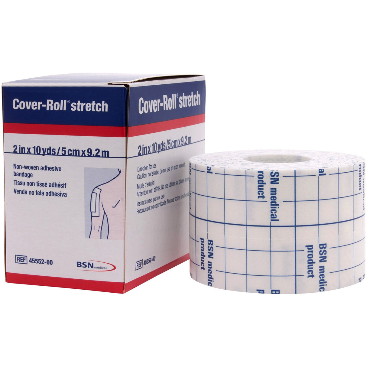 Dressing Retention Tape Cover-roll® Stretch Soft Nonwoven Polyester With Liner Nonsterile - BeHope