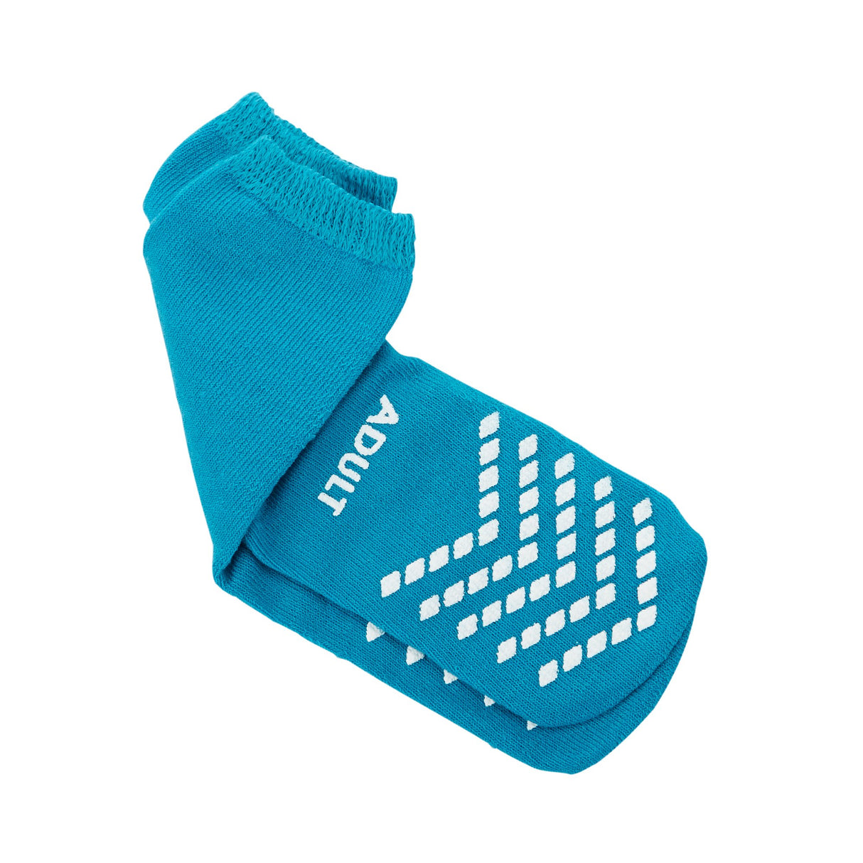 Slipper Socks McKesson Unisex Adult Large Single Tread Single Patient Use Teal - BeHope