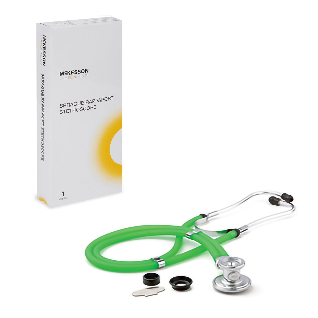 Sprague Stethoscope McKesson Green 2-Tube 22 Inch Tube Double Sided Chestpiece - BeHope
