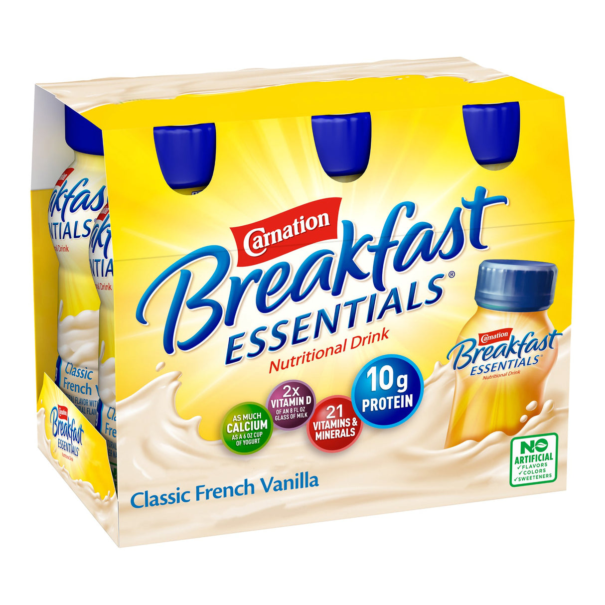 Oral Supplement Carnation Breakfast Essentials® Vanilla Flavor Liquid 8 oz. Bottle - BeHope