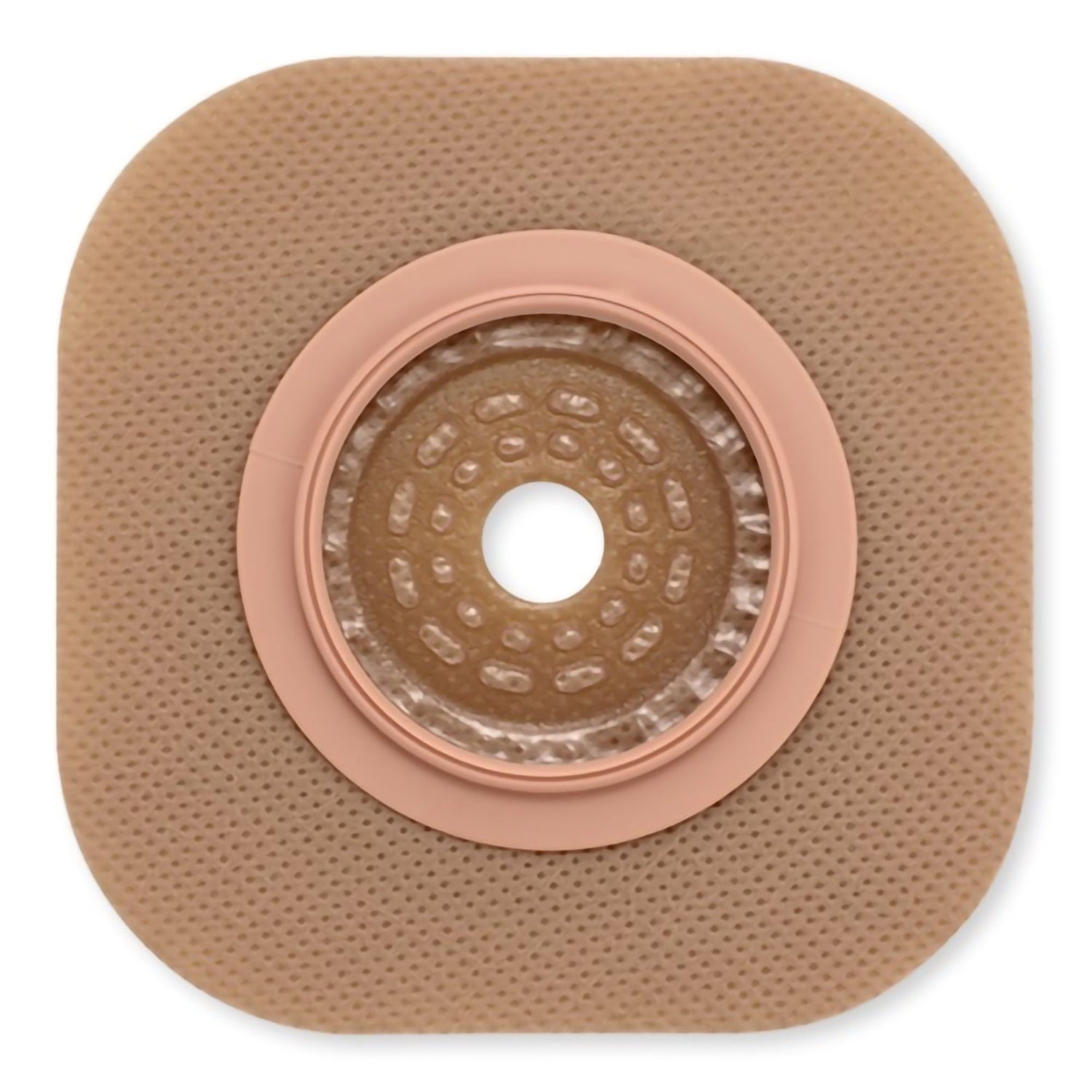 Ostomy Barrier CeraPlus Trim to Fit, Extended Wear Adhesive without Tape 70 mm Flange Blue Code System Up to 2-1/4 Inch Opening - BeHope