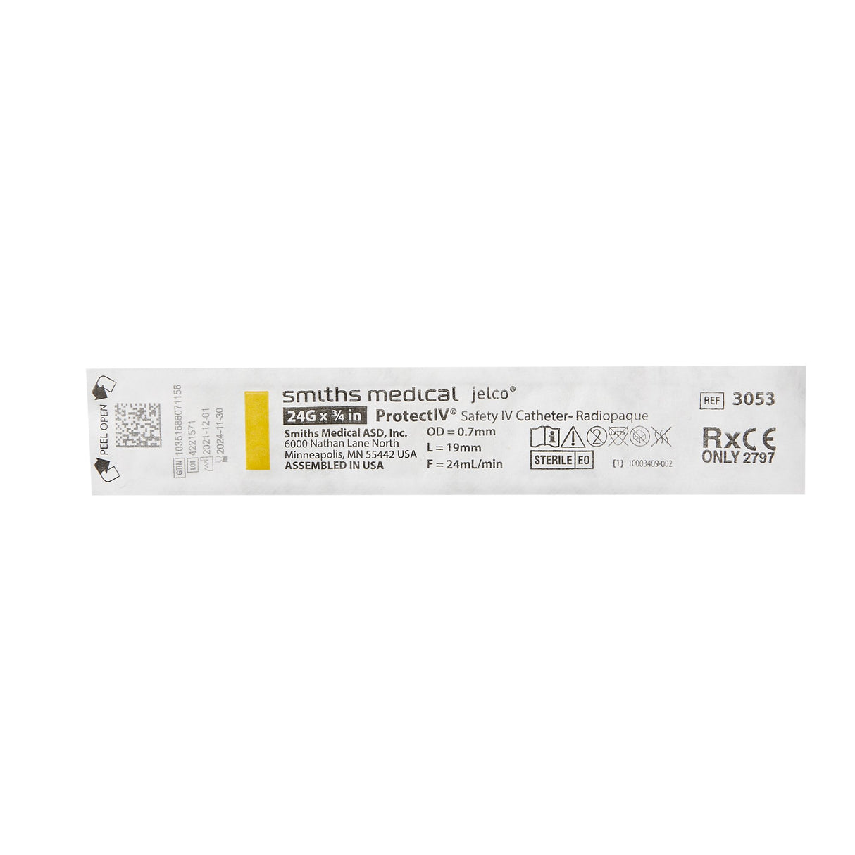 Peripheral IV Catheter Protectiv® FEP Polymer with Sliding Safety Mechanism - BeHope