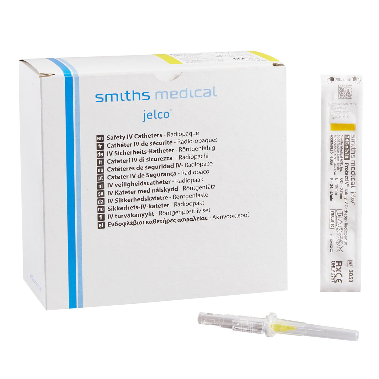 Peripheral IV Catheter Protectiv® FEP Polymer with Sliding Safety Mechanism - BeHope
