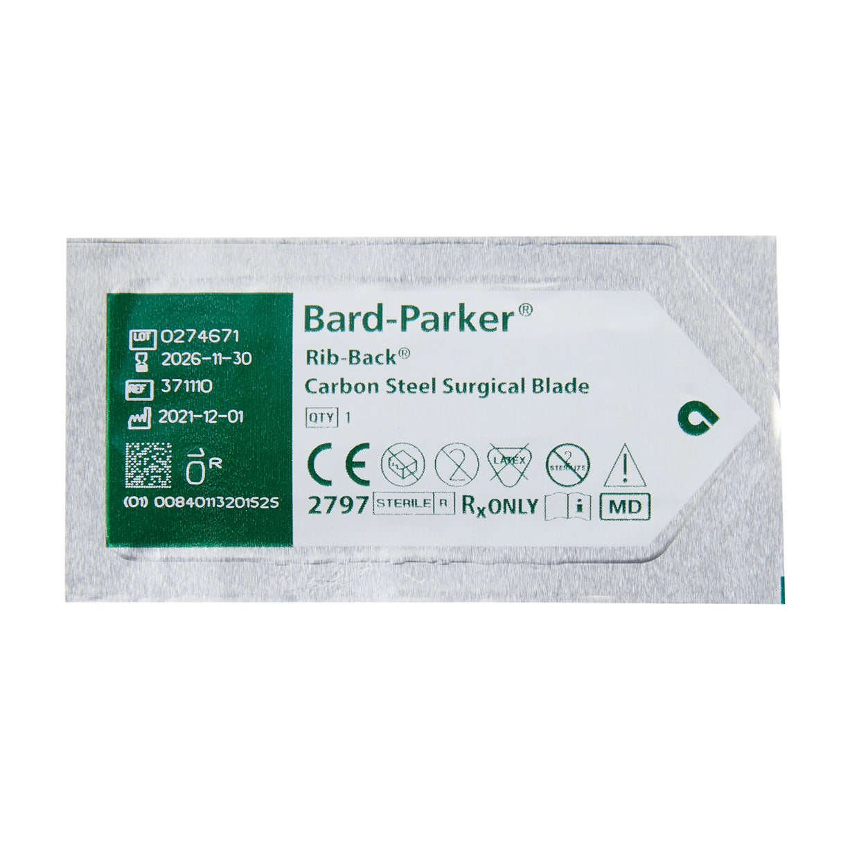 Surgical Blade Bard-parker® Rib-back® Carbon Steel Sterile - BeHope