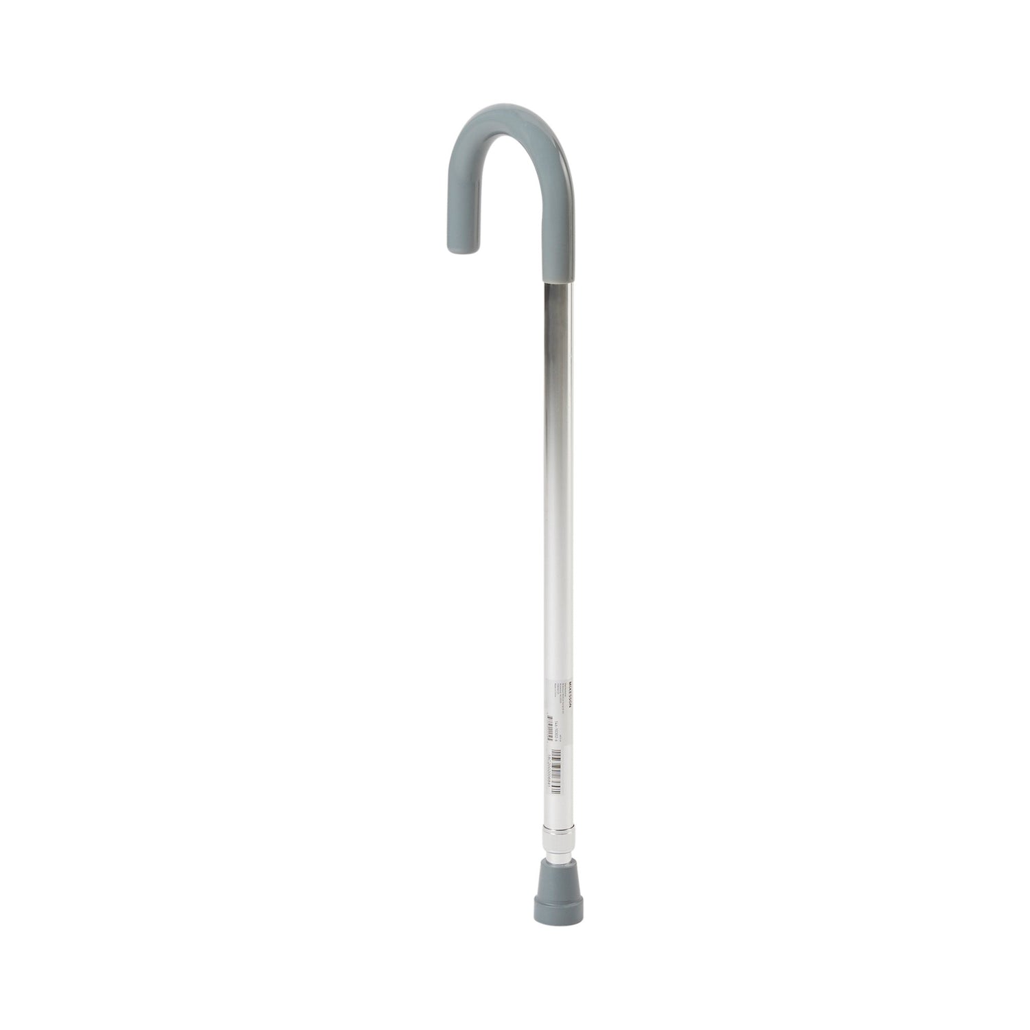 Round Handle Cane McKesson Aluminum 29-3/4 to 38-3/4 Inch Height Chrome - BeHope