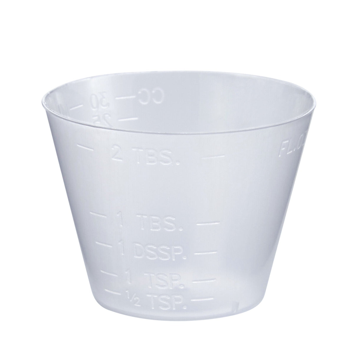 Medicine Cup McKesson 1 oz. Translucent Plastic Disposable NonSterile - BeHope
