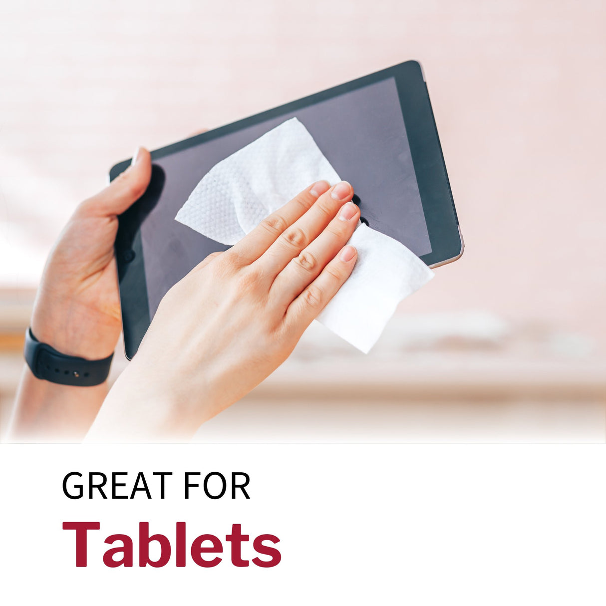 Surface Cleaner Easy Screen® Premoistened Alcohol Based Manual Pull Wipe 50 Count Individual Packet Alcohol Scent NonSterile - BeHope