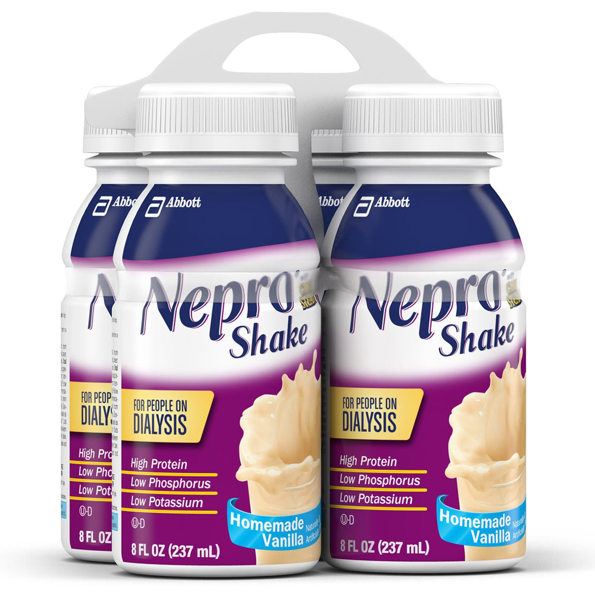 Oral Supplement Nepro® with Carbsteady® Homemade Vanilla Flavor Liquid 8 oz. Bottle - BeHope