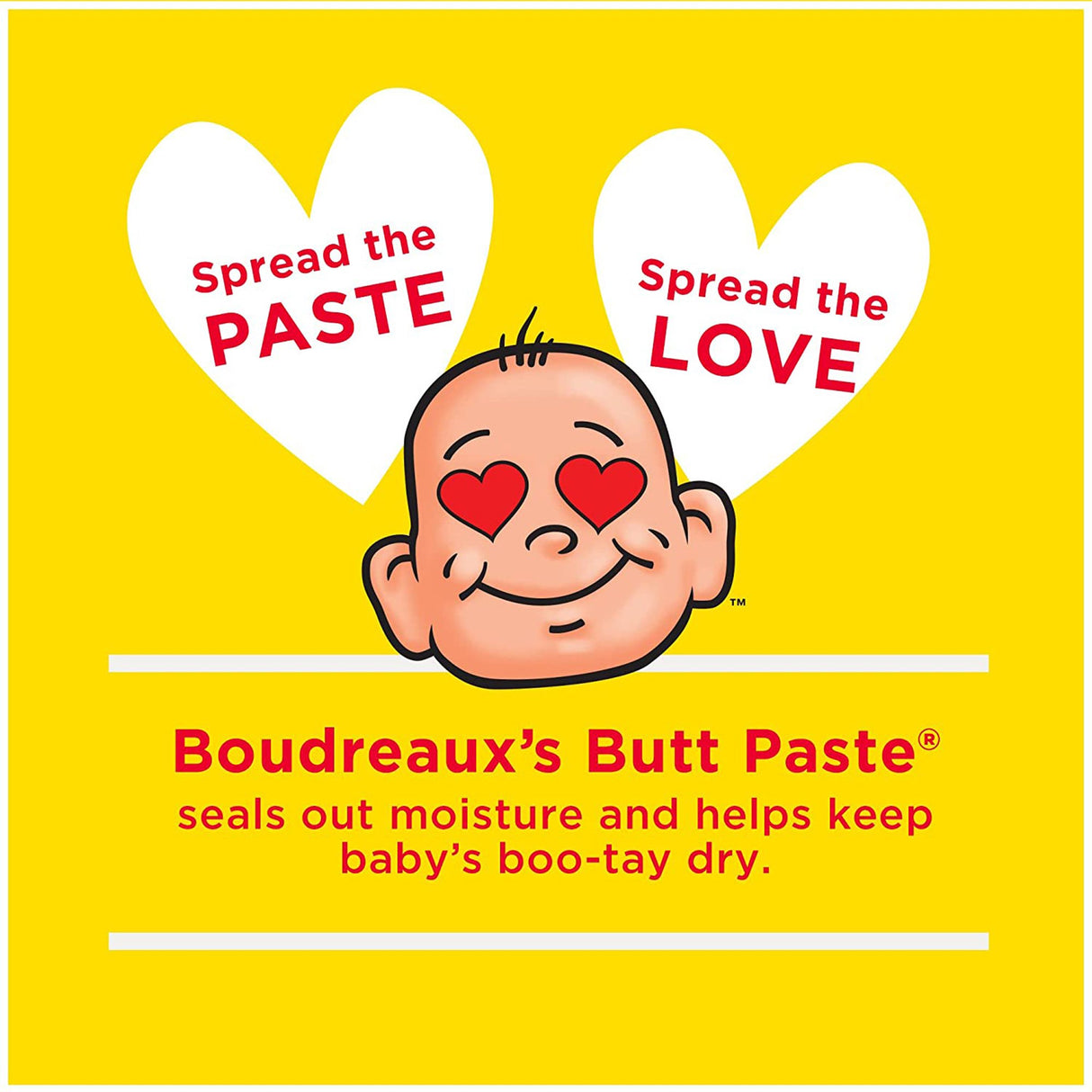Diaper Rash Treatment Boudreaux's Butt Paste® 16 oz. Jar Scented Ointment - BeHope