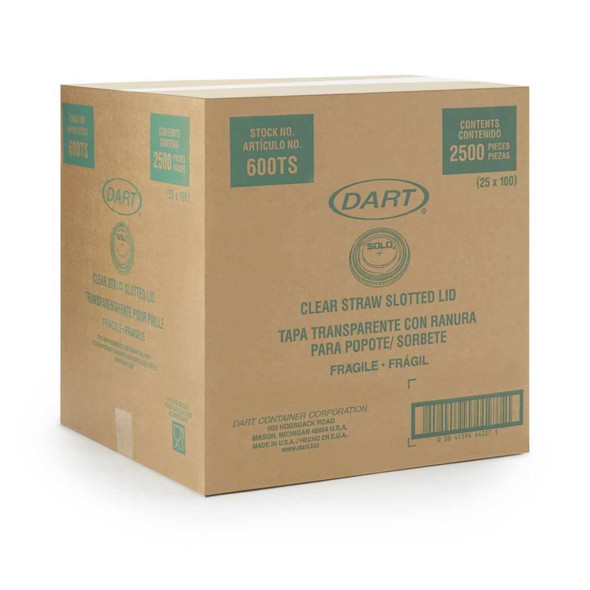 Drinking Cup Lid Dart® Clear Plastic Disposable - BeHope