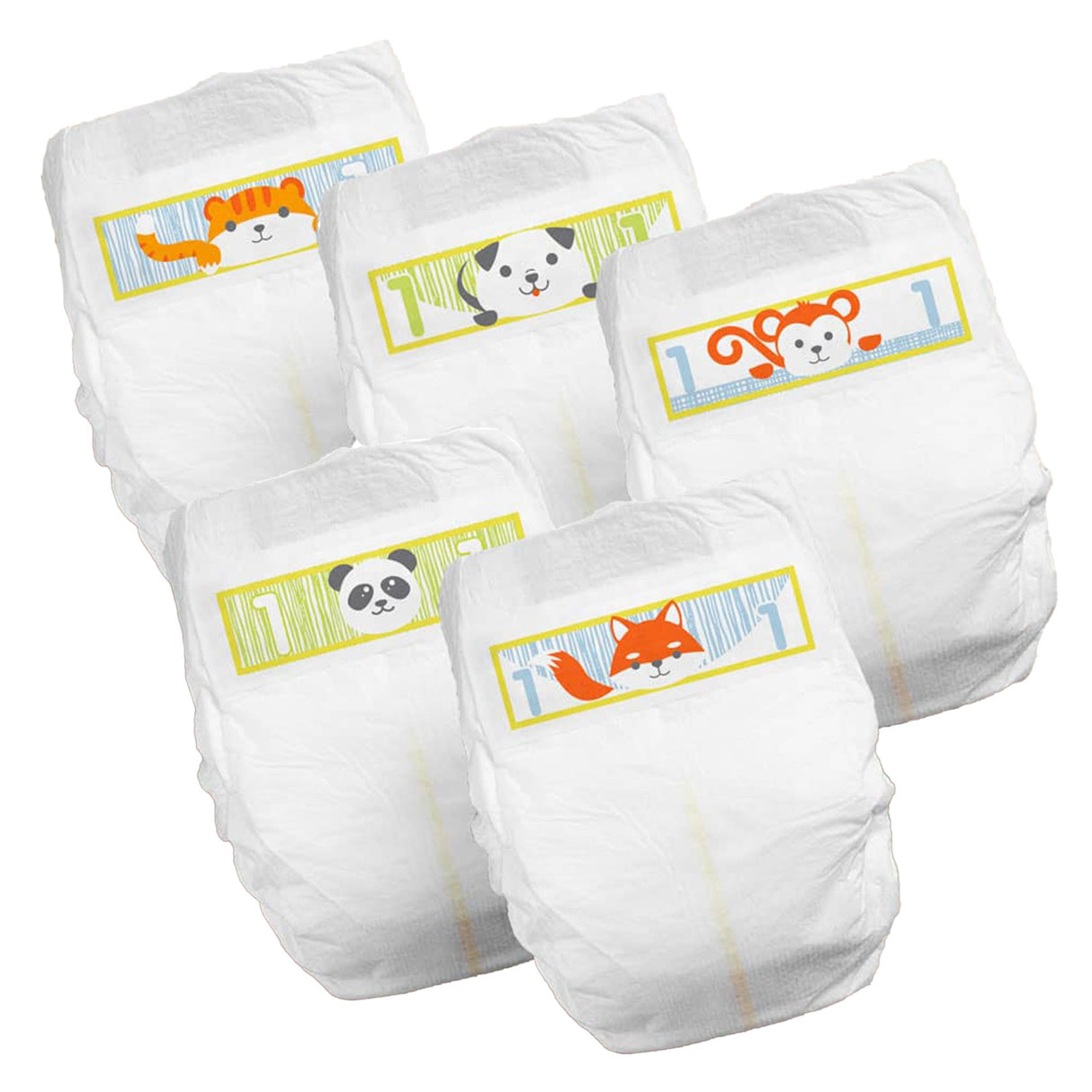 Unisex Baby Diaper Cuties® Complete Care Size 1 Disposable Heavy Absorbency - BeHope
