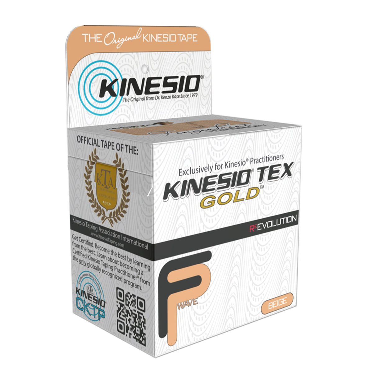 Kinesiology Tape Kinesio® Tex Gold™ FP Beige 2 Inch X 5-1/2 Yard Cotton NonSterile - BeHope
