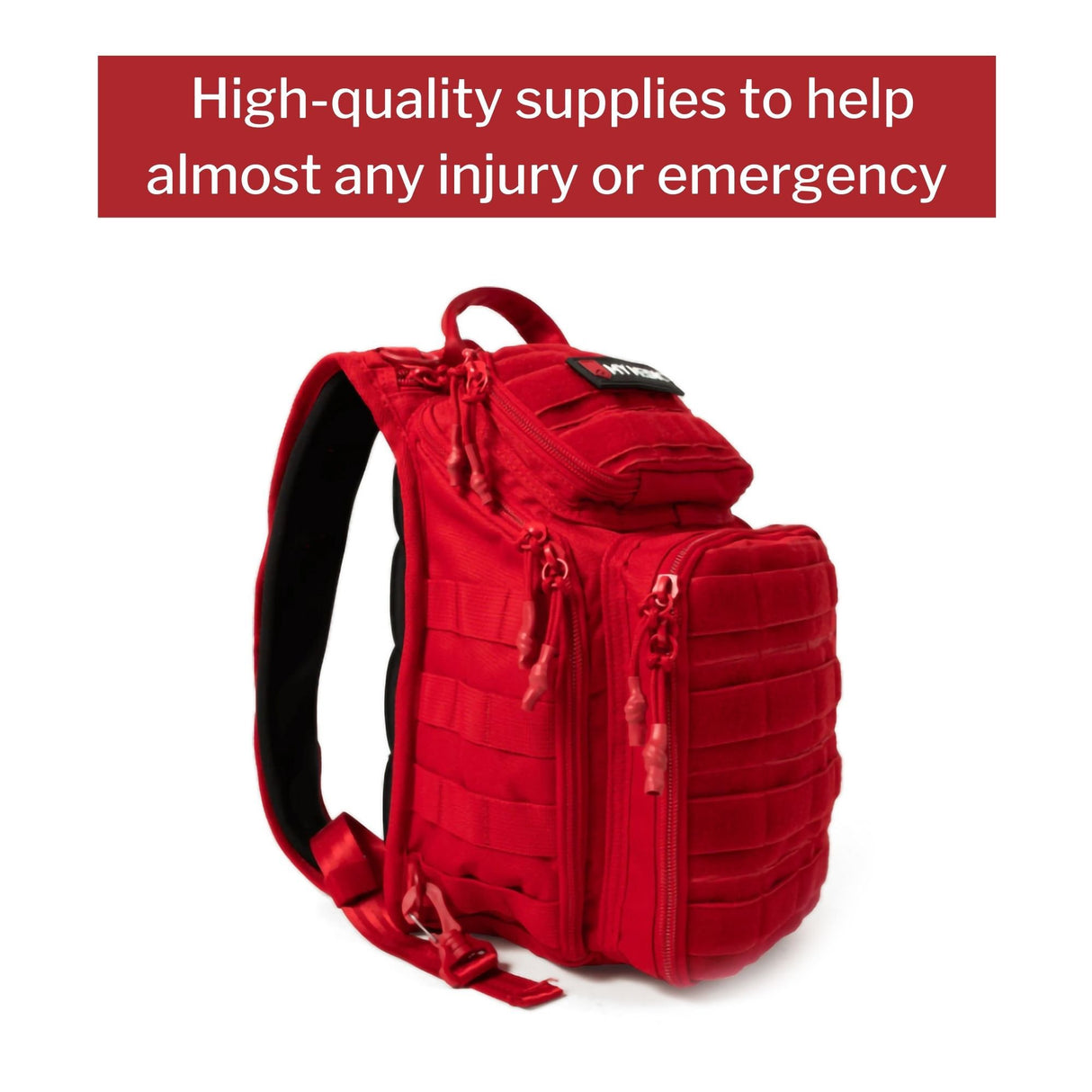 First Aid Kit My Medic RECON Standard Red Nylon Backpack - BeHope