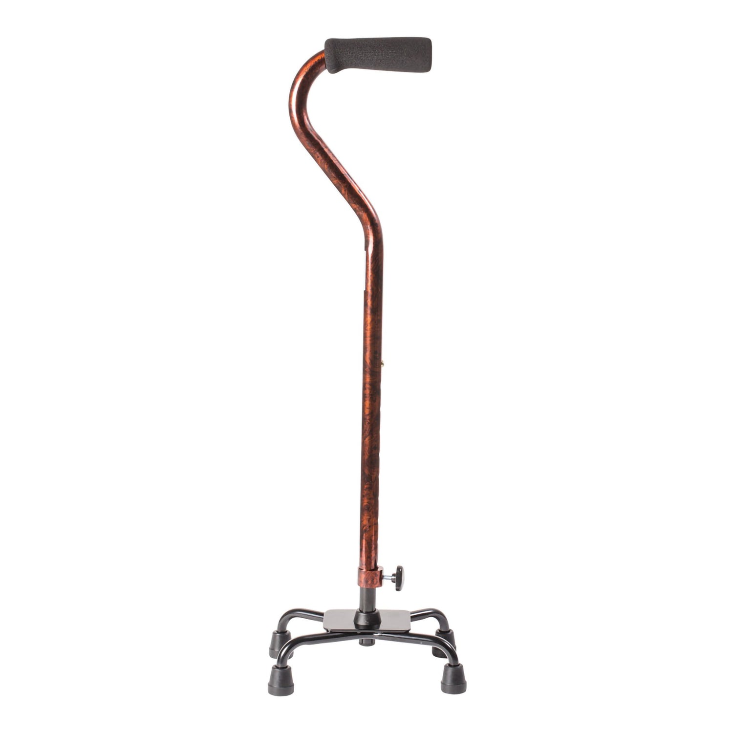 Small Base Quad Cane DMI 29 to 38 Inch Height Copper - BeHope