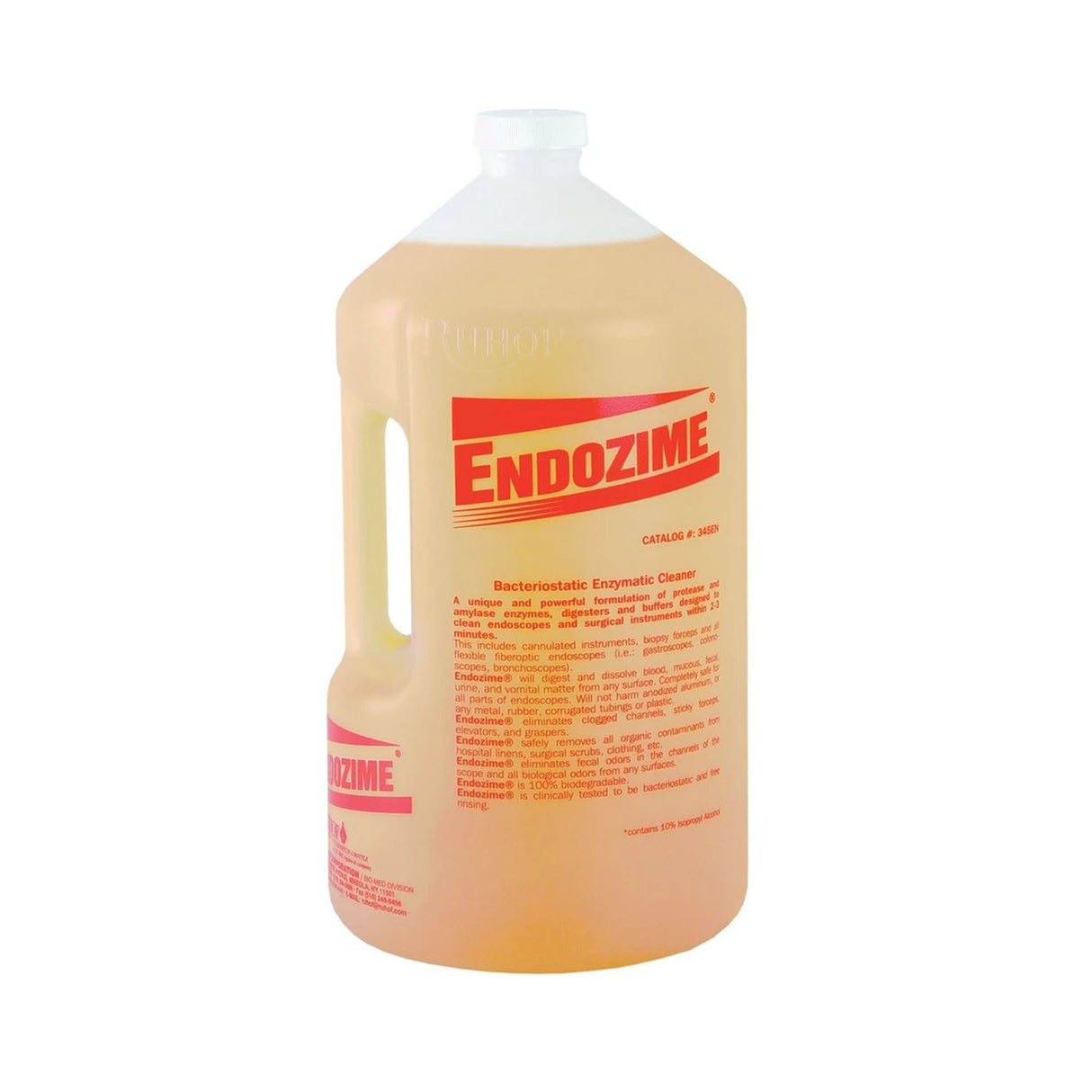 Dual Enzymatic Instrument Detergent Endozime® Liquid Concentrate 1 gal. Jug Floral Scent - BeHope