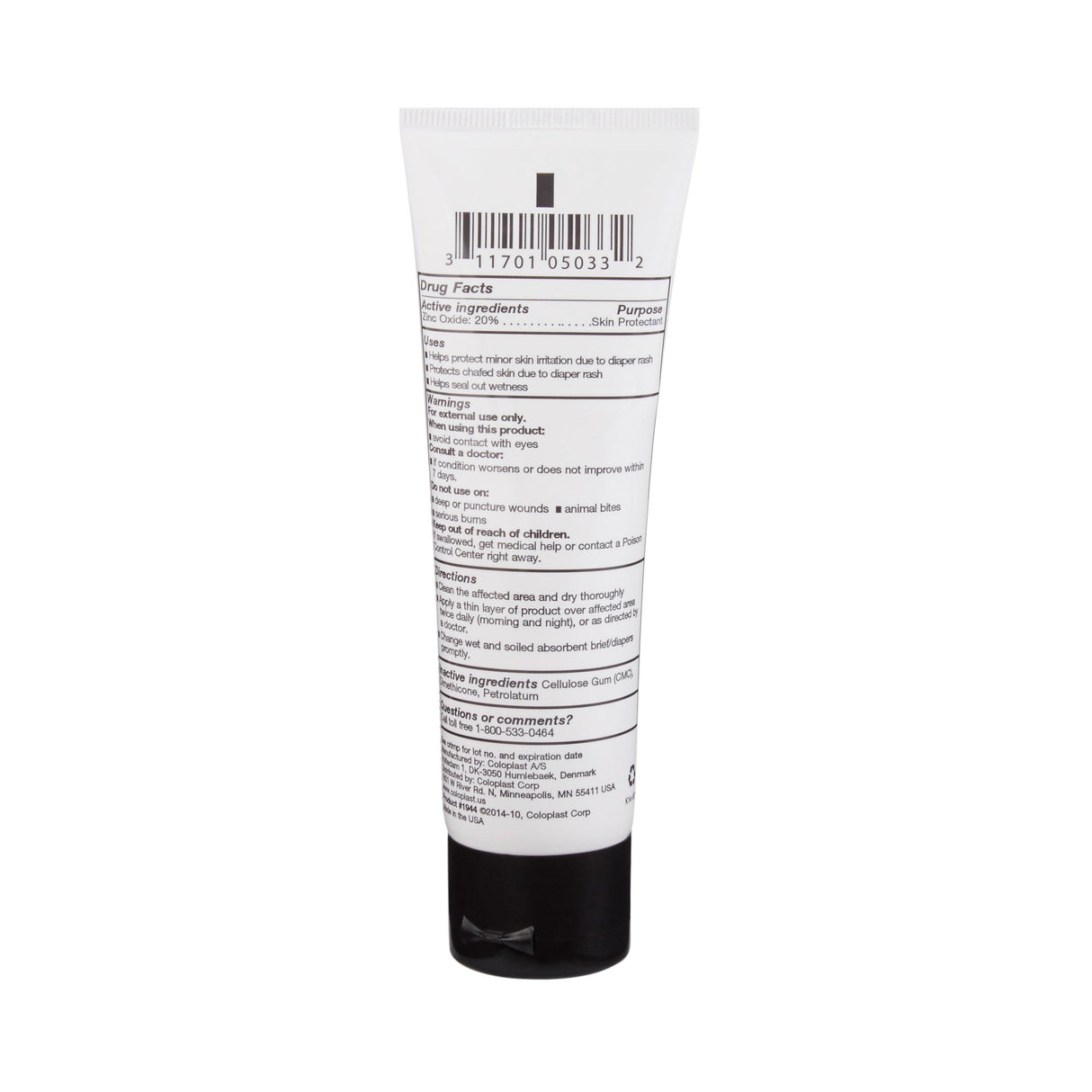 Skin Protectant Critic-Aid 2.5 oz. Pump Tube Paste