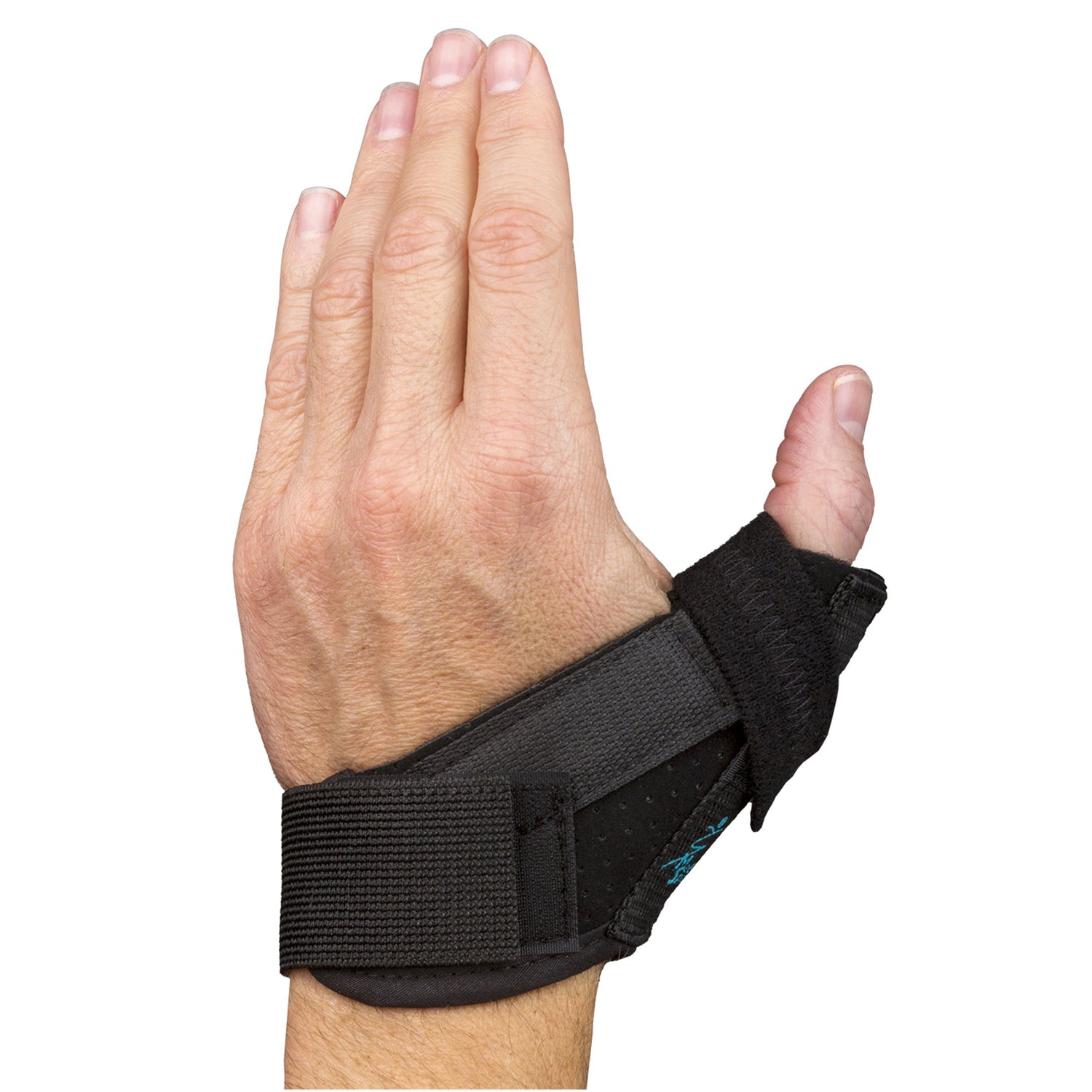 Thumb Protector Tee Pee Adult Small Hook and Loop Strap Closure Left or Right Hand Black - BeHope