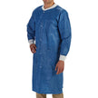 Lab Coat LabMates® Blue 2X-Large Knee Length SMS Disposable - BeHope