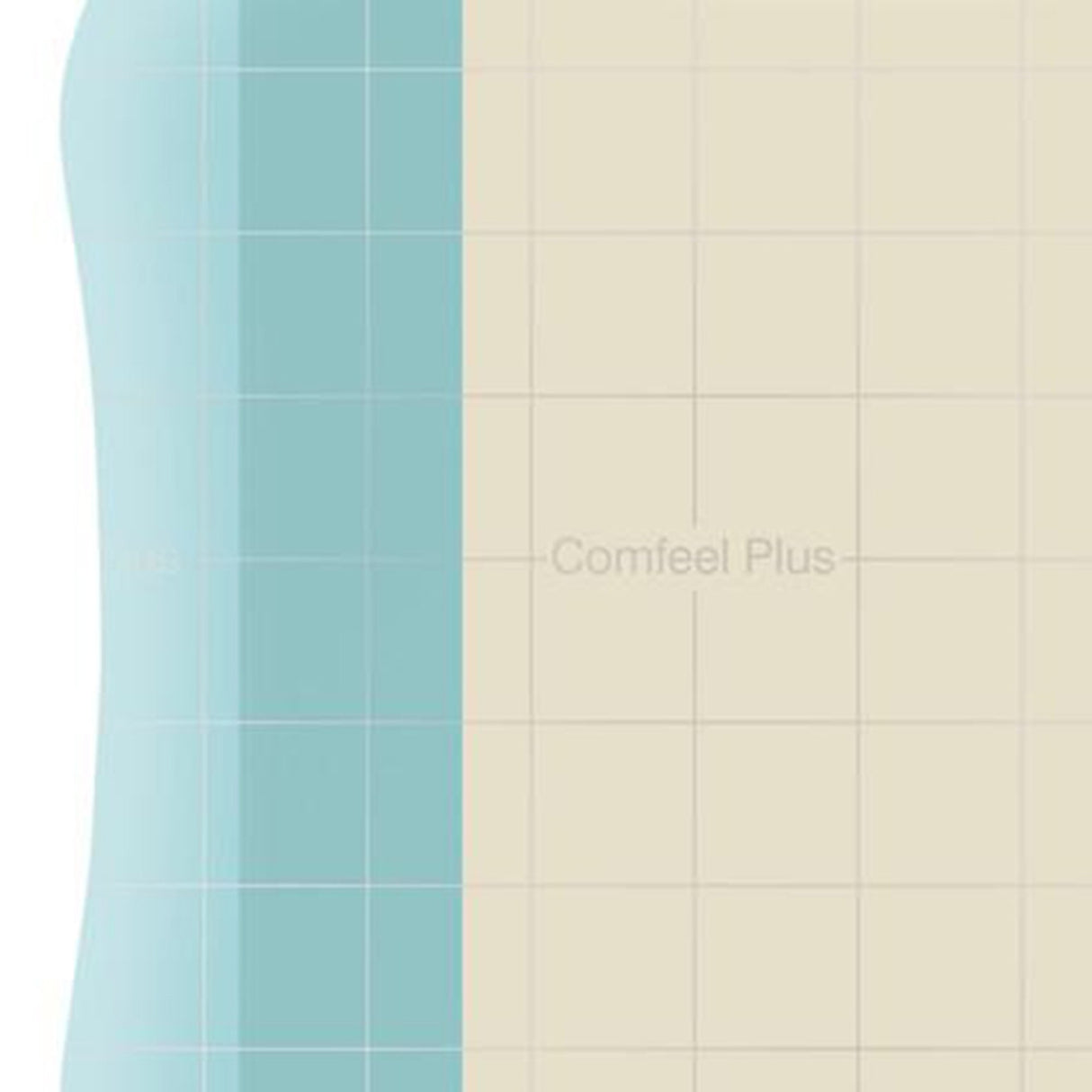 Hydrocolloid Dressing Comfeel® Plus Film Backing 4 X 4 Inch Square Hydrocolloid / Sodium Carboxymethylcellulose (CMC) / Film - BeHope