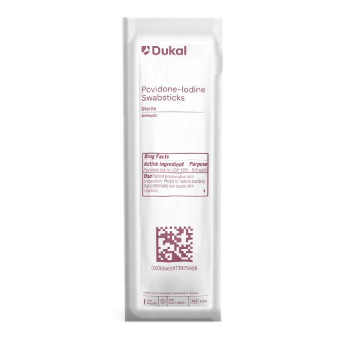 Impregnated Swabstick Dukal 10% Strength Povidone-Iodine Individual Packet Sterile - BeHope