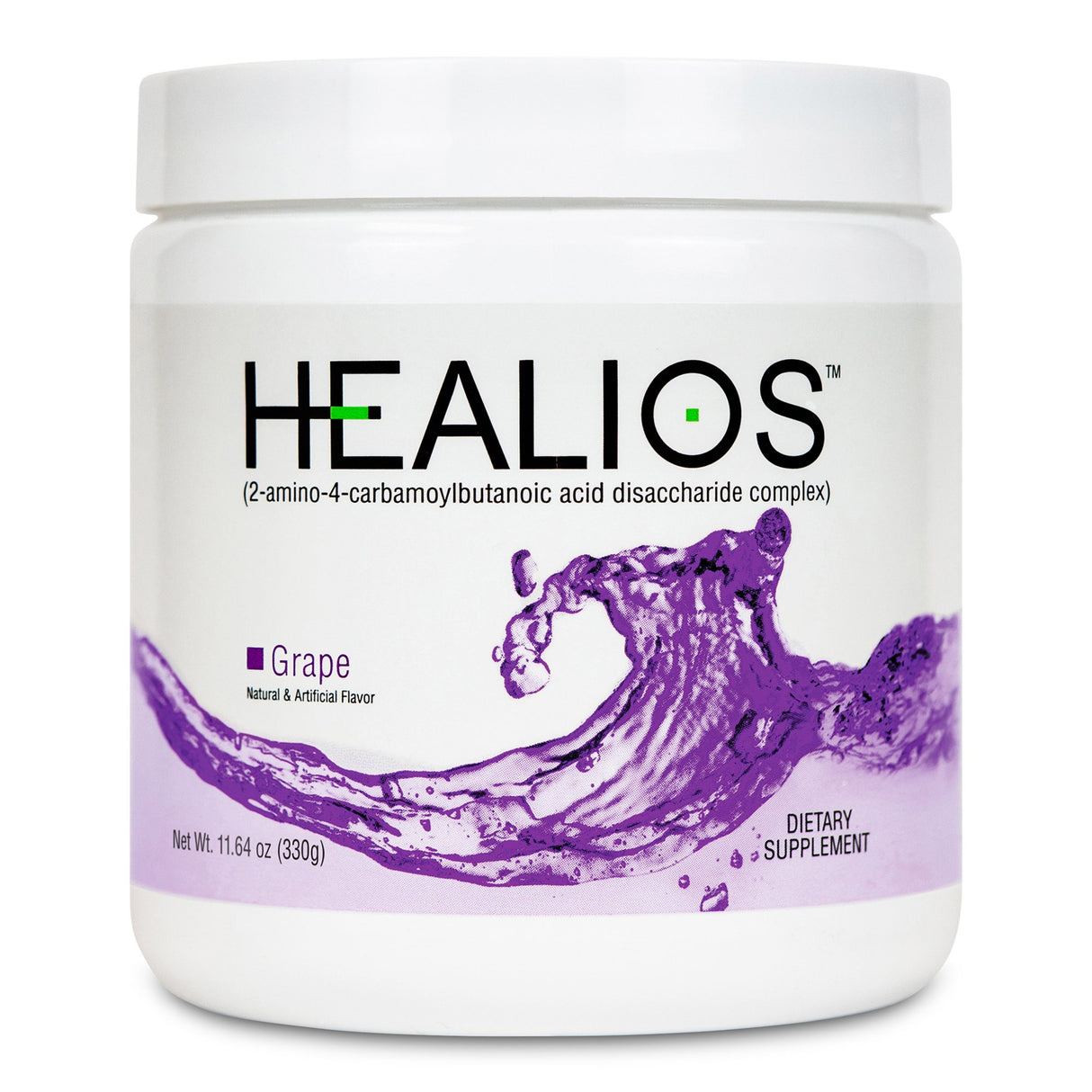 Oral Supplement Healios® Grape Flavor Powder 11.64 oz. Jar - BeHope