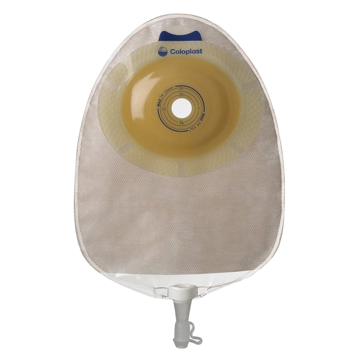 Urostomy Pouch SenSura® One-Piece System 10-3/8 Inch Length, Maxi Convex Light, Pre-Cut 1 Inch Stoma Drainable - BeHope