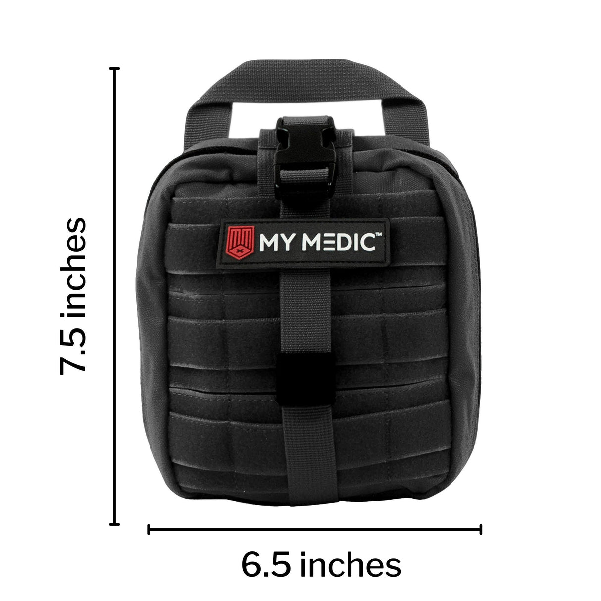 First Aid Kit My Medic™ MYFAK Pro Black Nylon Bag - BeHope