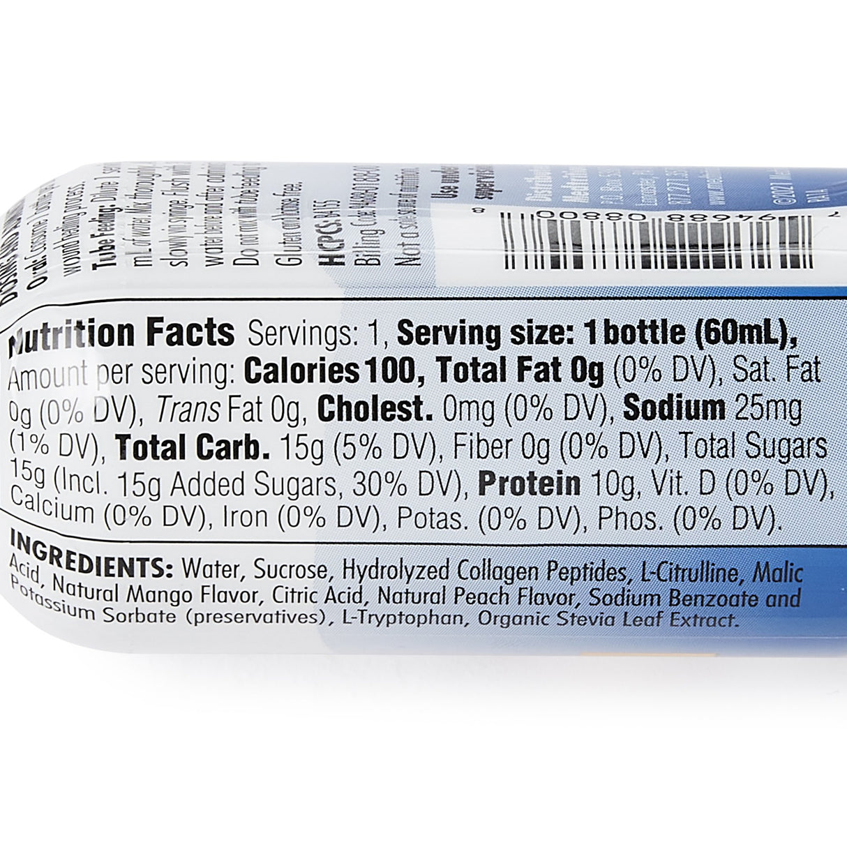 Oral Supplement Expedite Peach Mango Flavor Liquid 2 oz. Bottle - BeHope