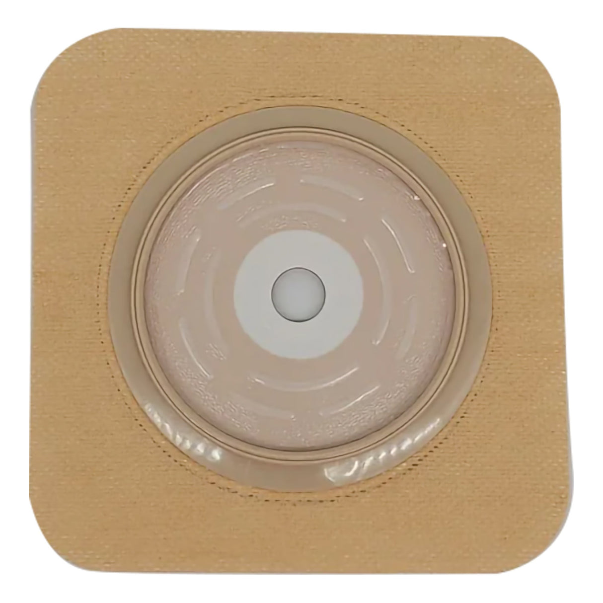 Ostomy Barrier Safe n Simple™ Trim to Fit, Standard Wear Flexible Tape 70 mm Flange Up to 2-1/4 Inch Opening 5 X 5 Inch - BeHope