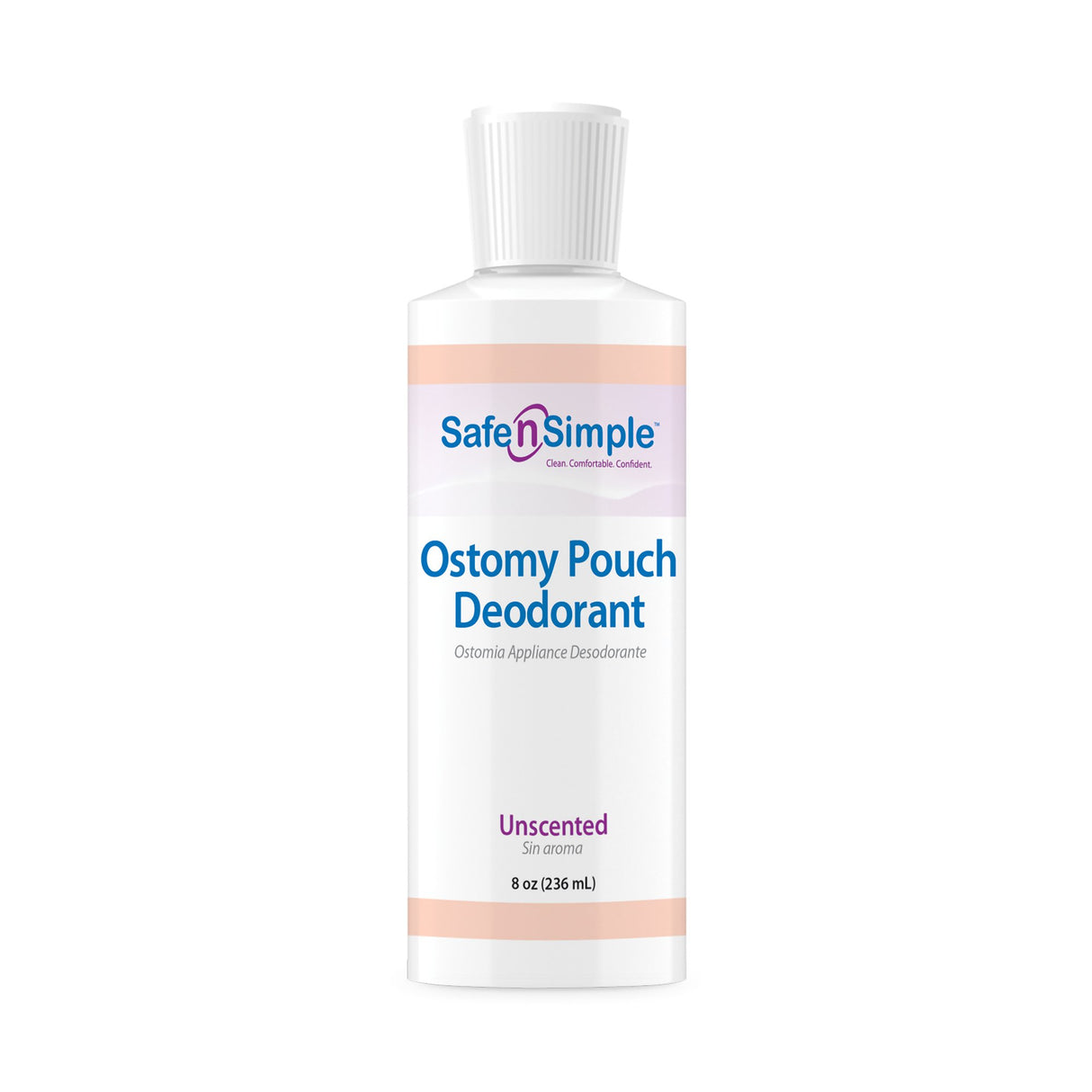 Ostomy Appliance Deodorant Safe n Simple™ 8 oz. Bottle - BeHope