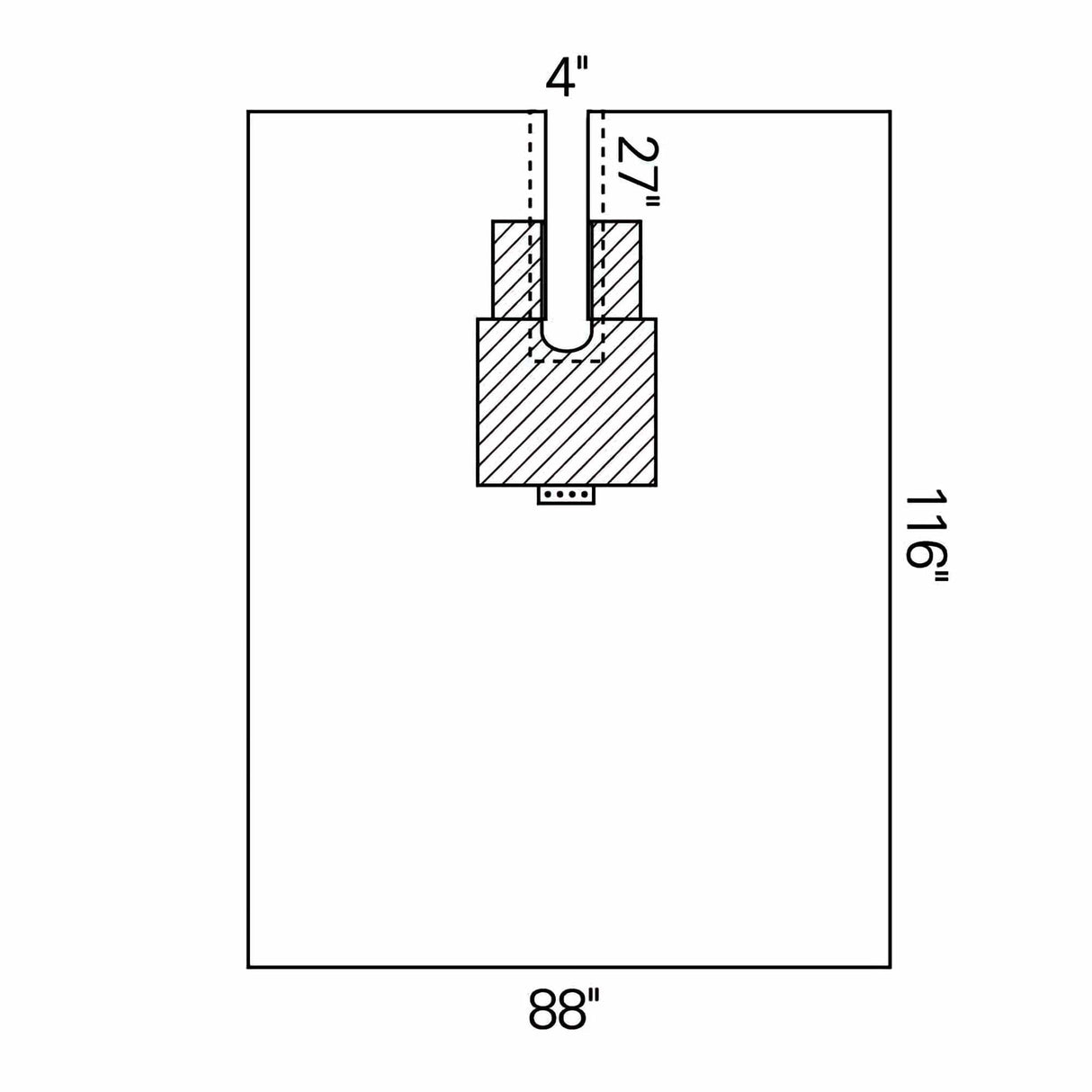 Surgical Drape Orthoarts® Body Split Drape 88 W X 116 L Inch Sterile - BeHope