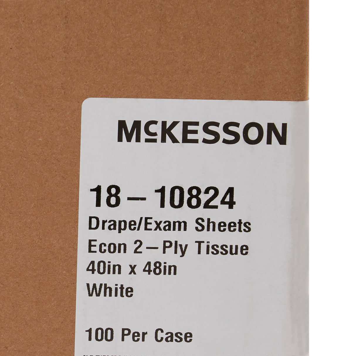 General Purpose Drape McKesson Physical Exam Drape 40 W X 48 L Inch NonSterile - BeHope