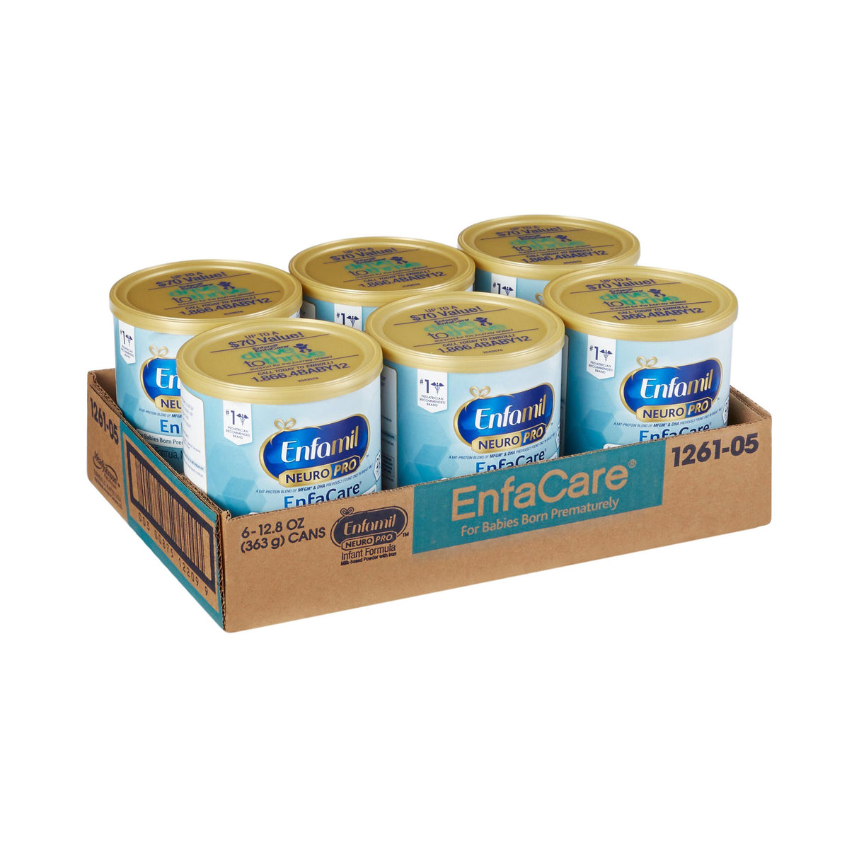 Infant Formula Enfamil® NeuroPro™ EnfaCare® Unflavored 13.6 oz. Can Powder Milk-Based Premature - BeHope