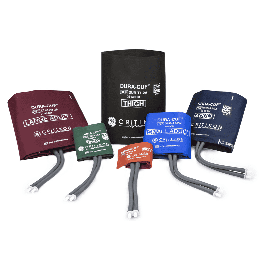 Reusable Blood Pressure Cuff Set Carescape™ One Dura Cuf® Arm Nylon Cuff Multiple Cuff Sizes - Behope