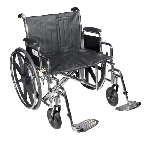 Wheelchair Std Dual-axle 22 W/rem Desk Arms & S/a Footrest - BeHope