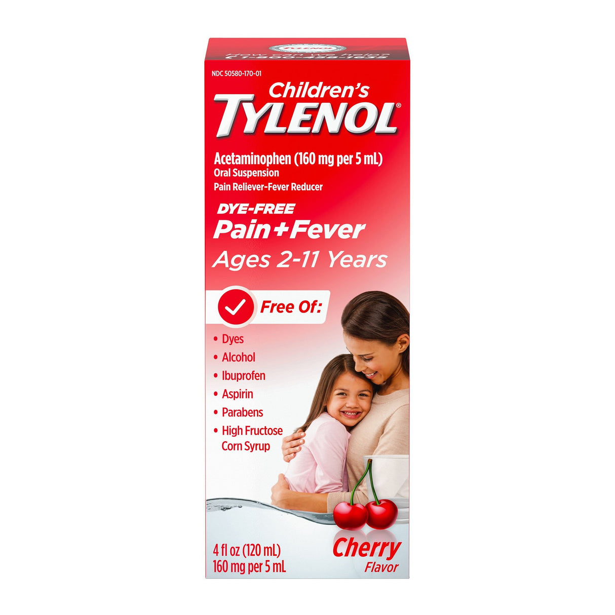 Children's Pain Relief 160 mg / 5 mL Strength Acetaminophen Oral Suspension 4 oz. - BeHope
