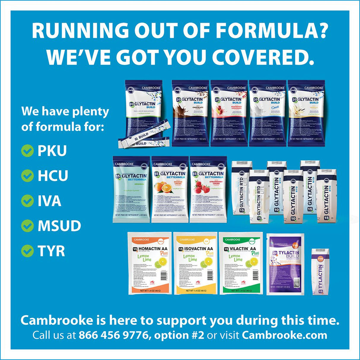 Oral Supplement Glytactin® BetterMilk Orange Crème Flavor Powder 1.4 oz. Individual Packet - BeHope