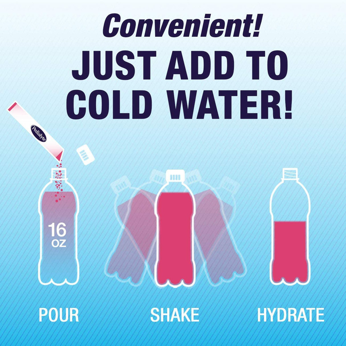 Oral Electrolyte Solution Pedialyte® Powder Packs Fruit Punch / Grape / Apple / Strawberry Flavor 0.3 oz. Electrolyte - BeHope